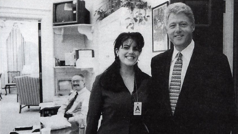 Monica Lewinsky and Bill Clinton (AP file Photo)